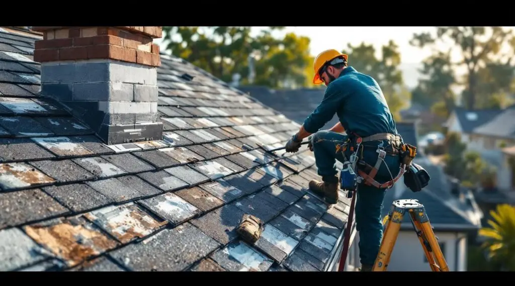 Professional roofing crew installing architectural composition shingles on a commercial facility in Midvale, Utah.